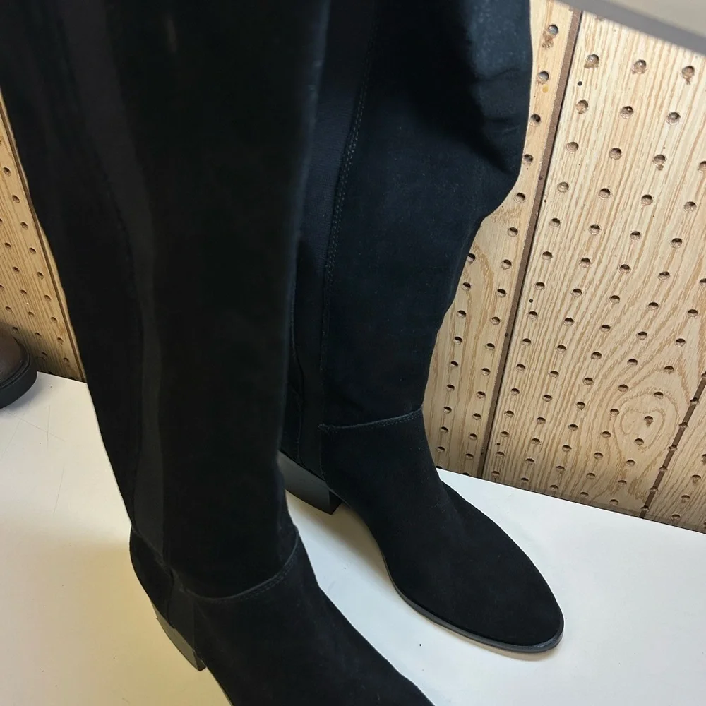 Steve Madden Giselle Black Over the Knee Boots